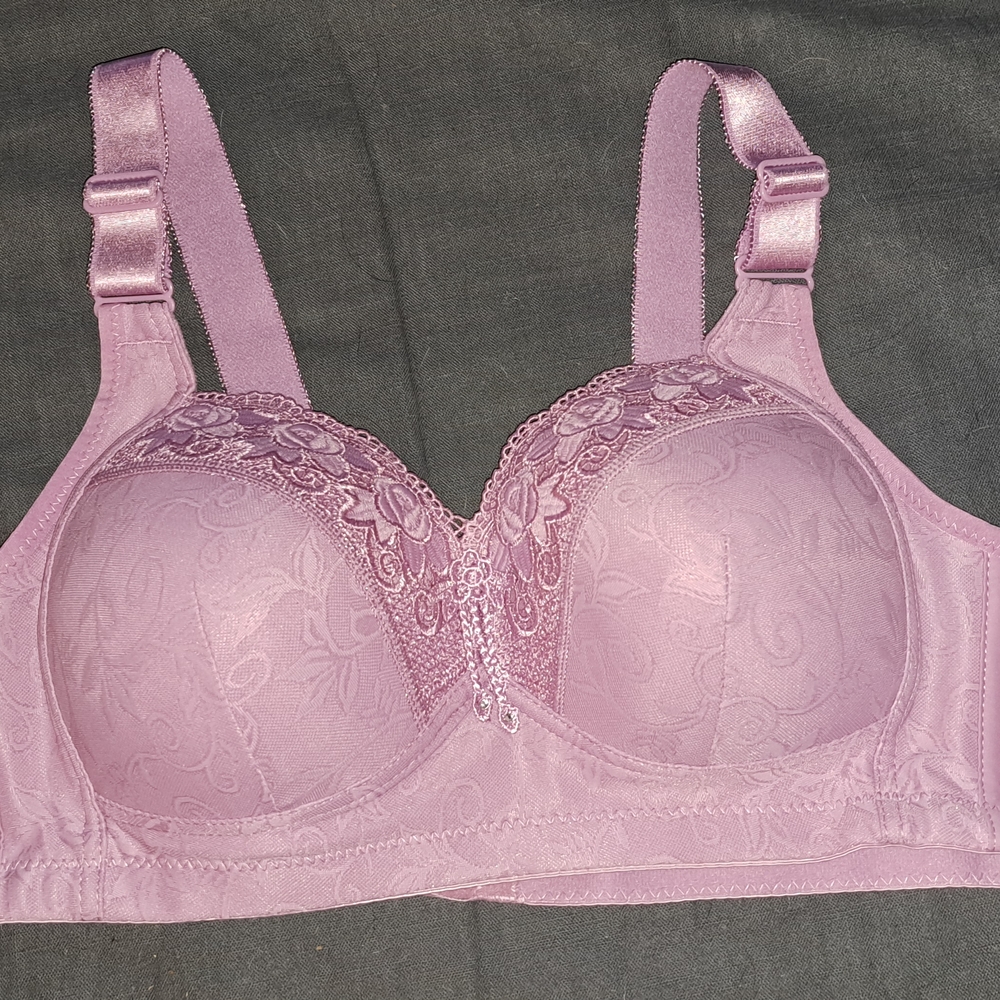 Lace Embroidered pink Bra
